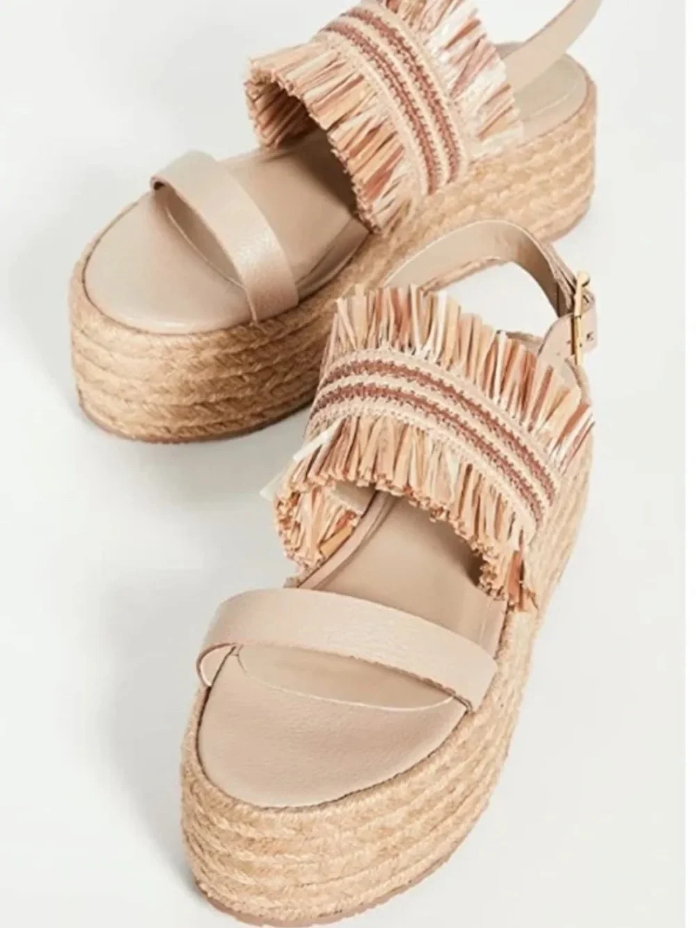 Anthropologie Kaanas Fiji Platform Sandals Size 8